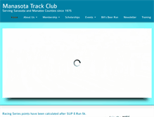 Tablet Screenshot of manasotatrackclub.org